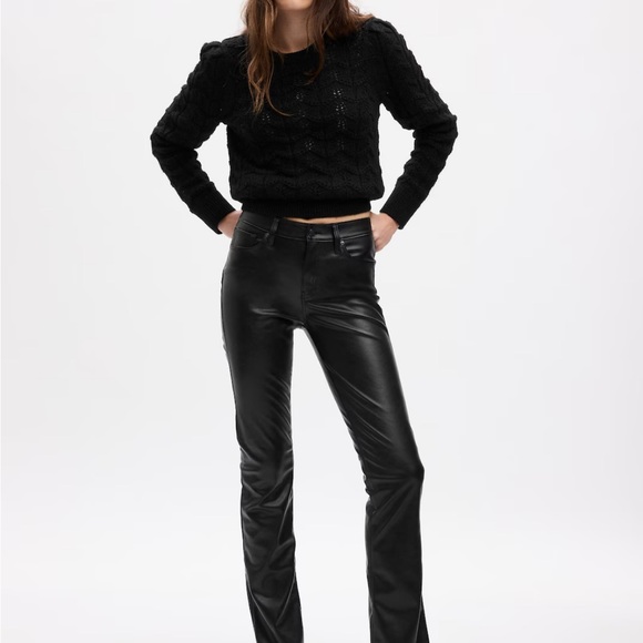 GAP Vegan Leather pants - Picture 3 of 4